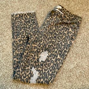 Animal Print Jeans